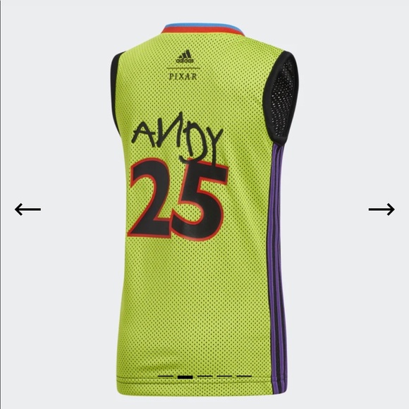NWT Adidas Pixar Rex Toy Story Jersey Kids-Large NWT Adidas Pixar Rex Toy Story Jersey Kids-Large